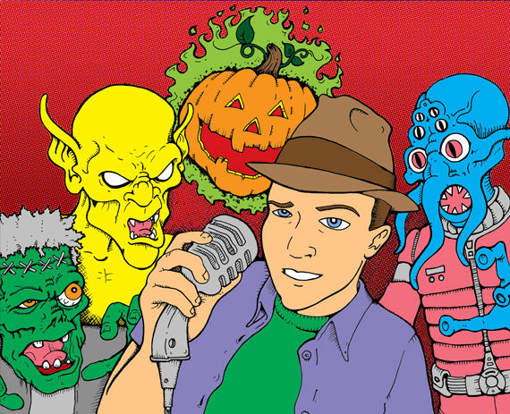Graveyard Shift Returns fan art of john with monsters