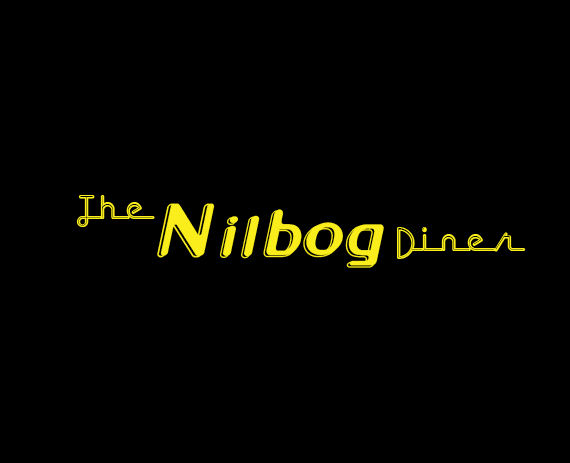 Nilbog Diner Logo